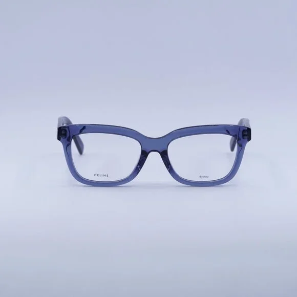 🕶️ New Celine CL41390/F 0BMP 00 Eyeglasses - Blue Frame 52mm